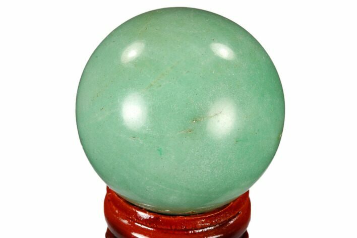 Polished Green Aventurine Sphere - China #115996